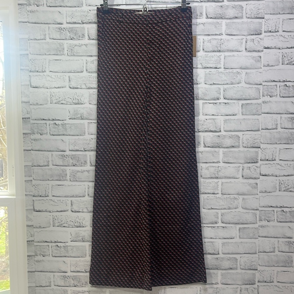Rachel Roy Womens Geometric Casual Wide Leg Pants NWT 2